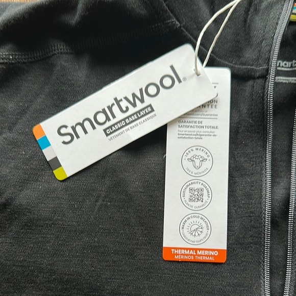 Smartwool Black Quarter-Zip Pullover - Picture 3 of 6